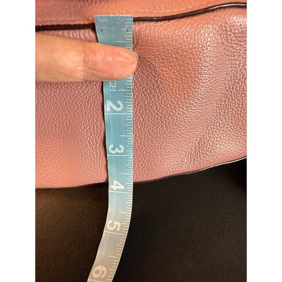 Vintage Coach Lavender Pink Leather Shoulder Bag - Picture 10 of 10